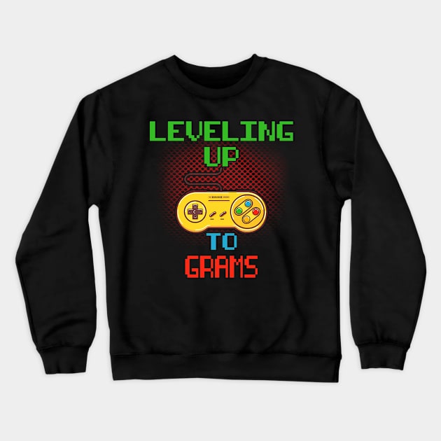 Promoted To GRAMS T-Shirt Unlocked Gamer Leveling Up Crewneck Sweatshirt by wcfrance4